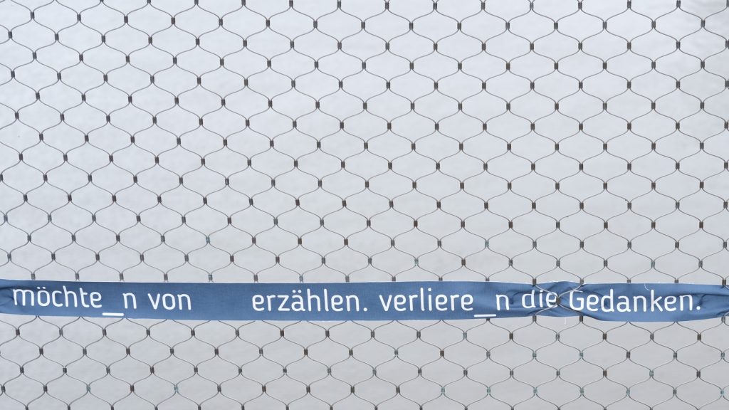 möchte_n von erzählen. verliere_n die Gedanken.